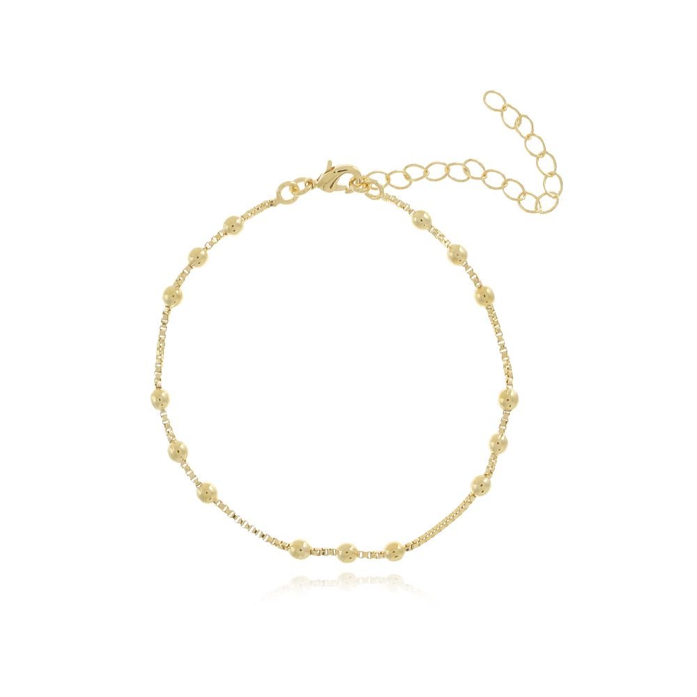 Pst-3276-Fo Pulseira De Mini Bolinhas. Pst-3276-Fo Pulseira De Mini Bolinhas.