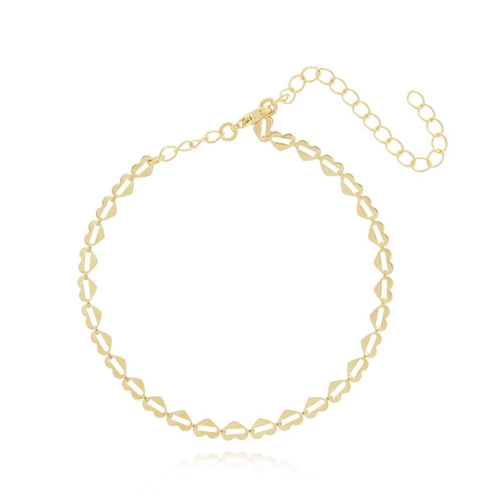 Pst-3286-Fo Pulseira Mini Corações