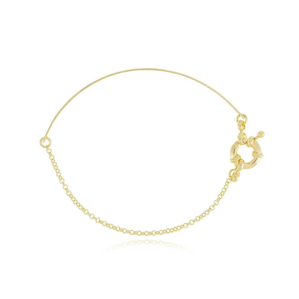 Pst-3290-Fo Pulseira Mini Elos E Fecho Boia