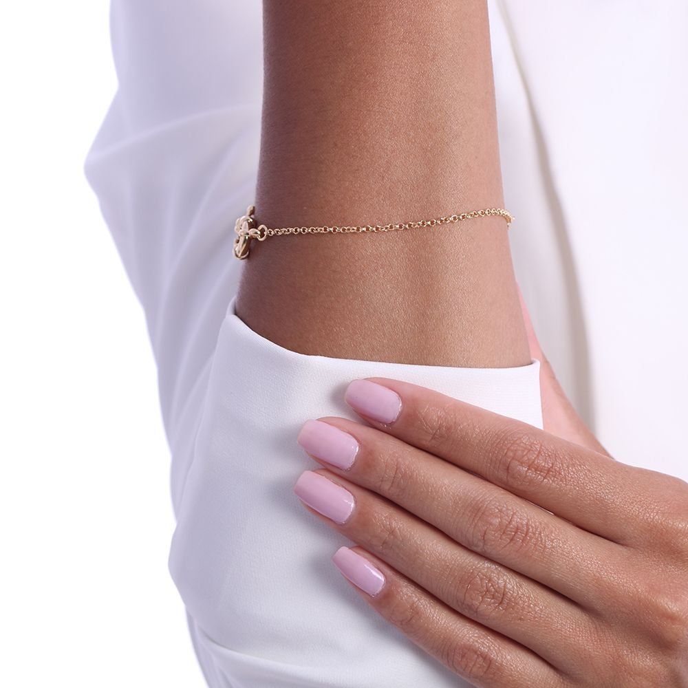 Pst-3290-Fo Pulseira Mini Elos E Fecho Boia