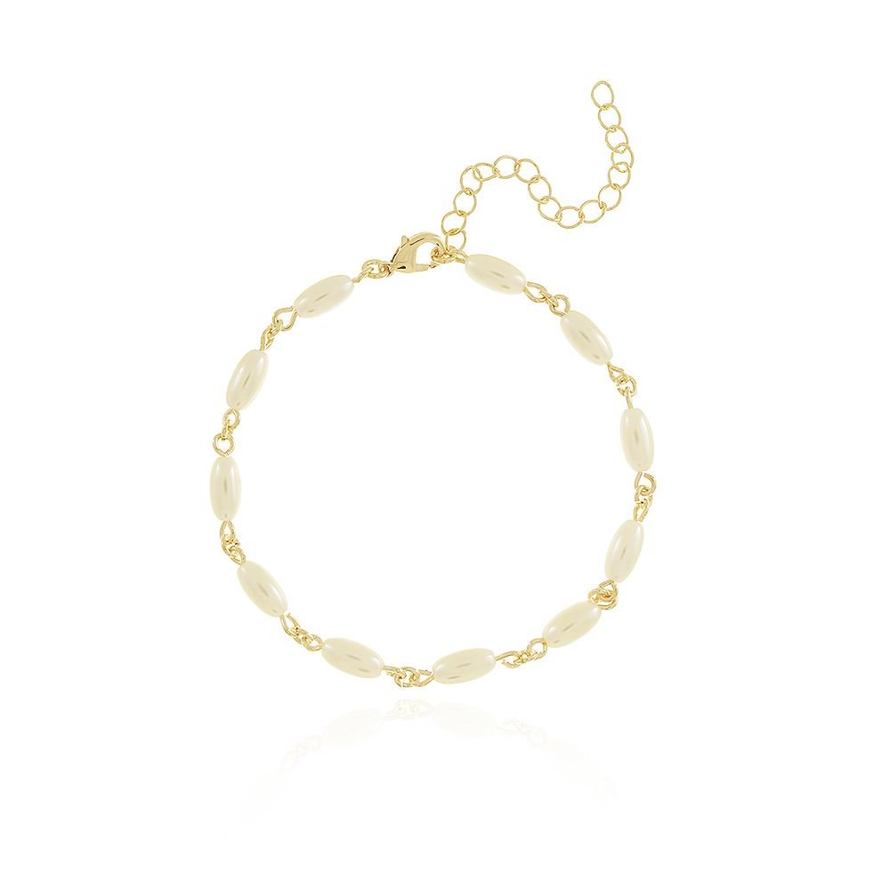 Pst-3330-Fo Pulseira De Pérolas