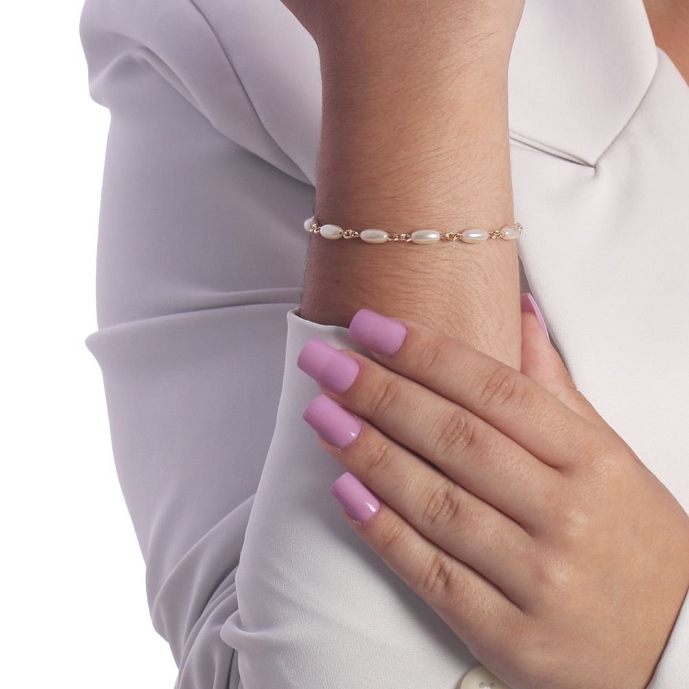 Pst-3330-Fo Pulseira De Pérolas