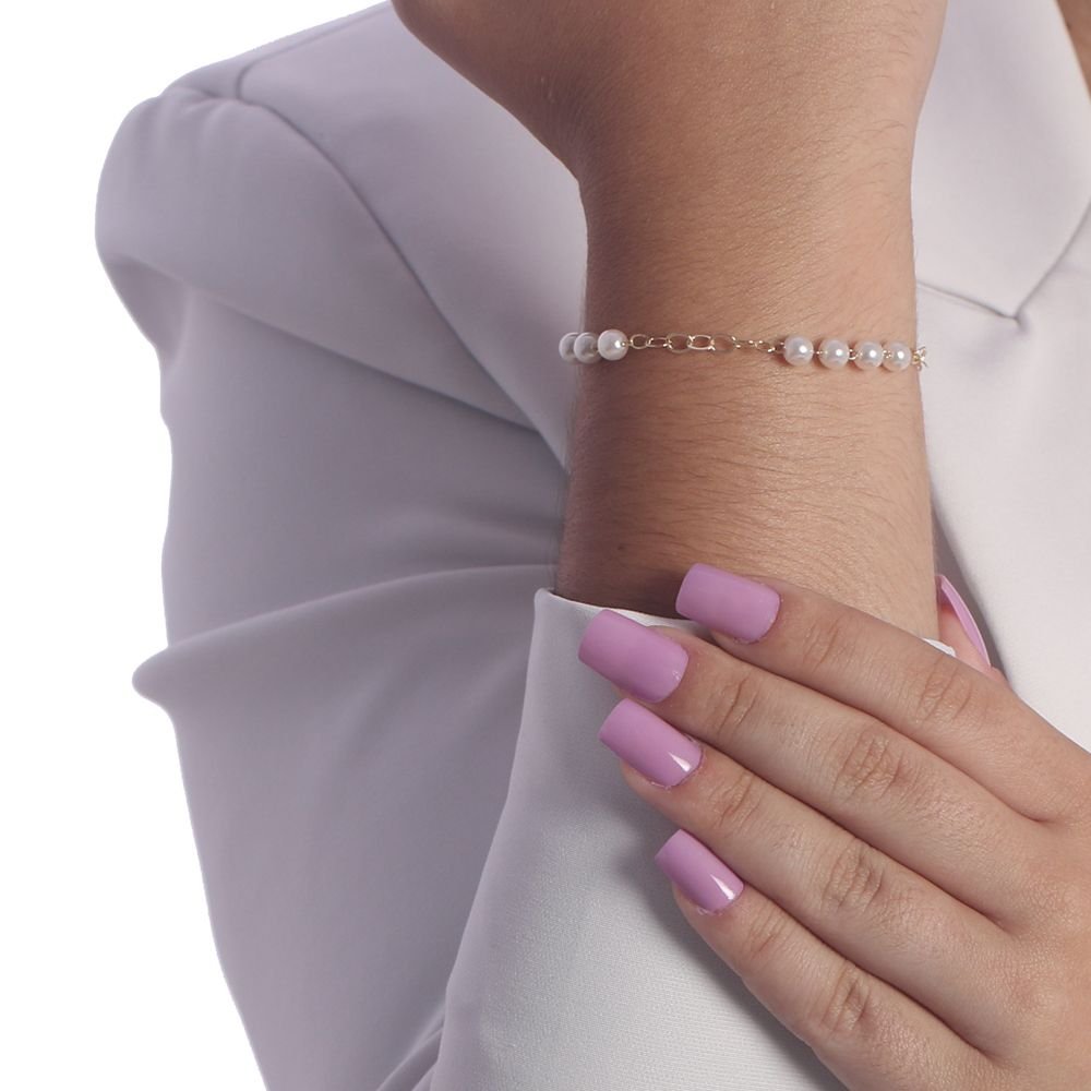 Pst-3331-Fo Pulseira De Pérolas