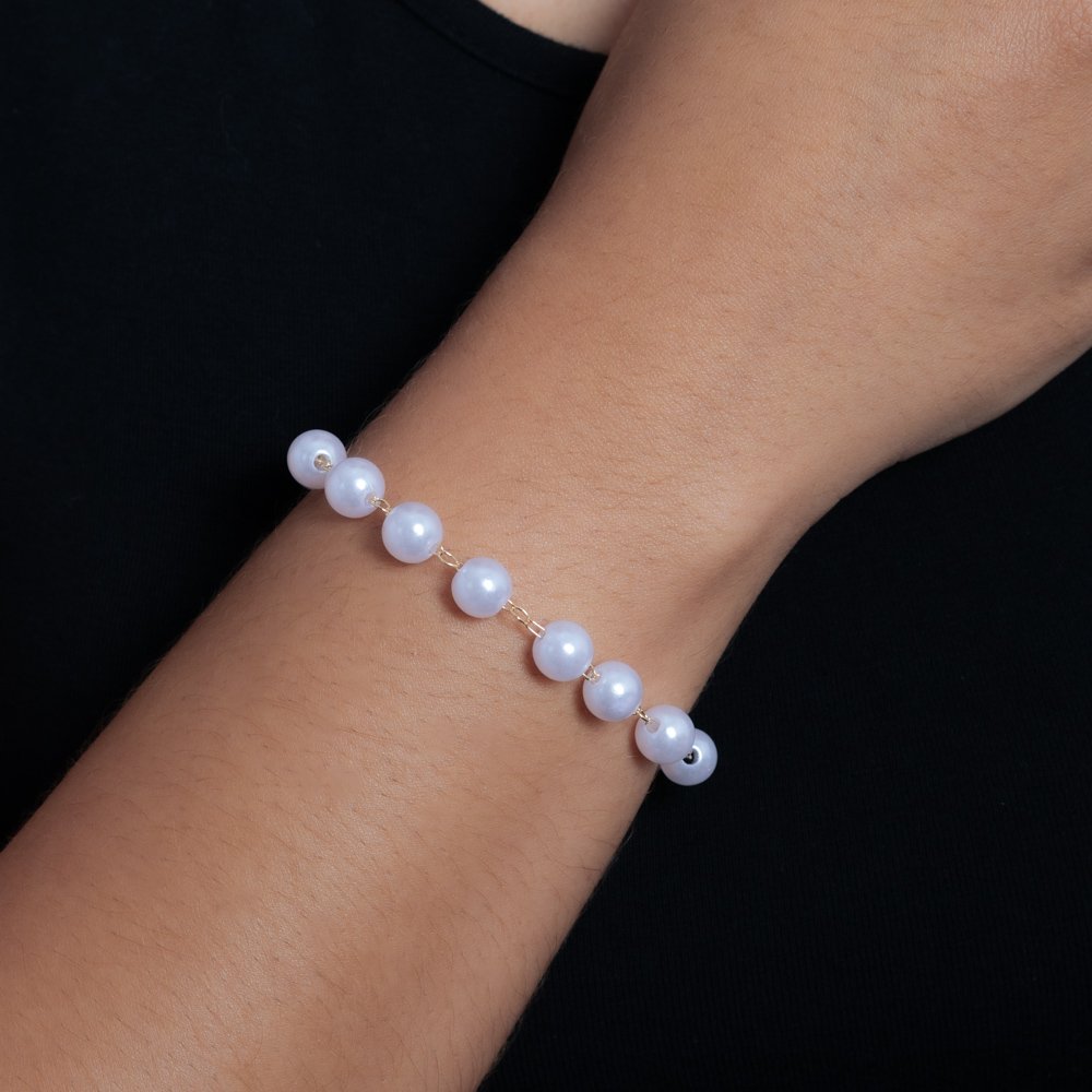 Pst-3332-Fo Pulseira De Pérolas (8mm)