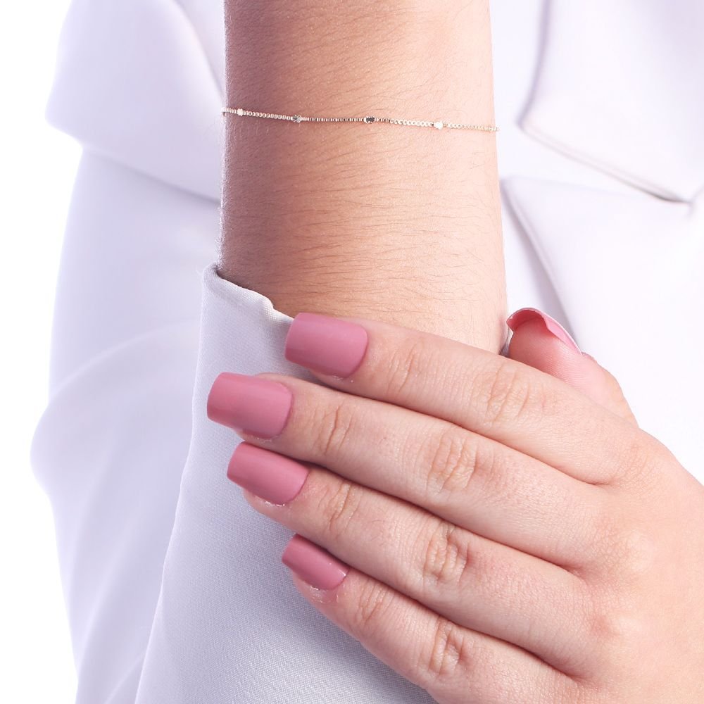 Pst-3339-Fo Pulseira De Veneziana Com Detalhes