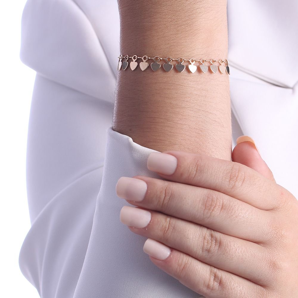Pst-3345-Fo Pulseira De Corações