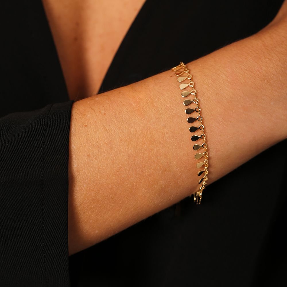 Pst-3346-Fo Pulseira De Mini Gotinhas