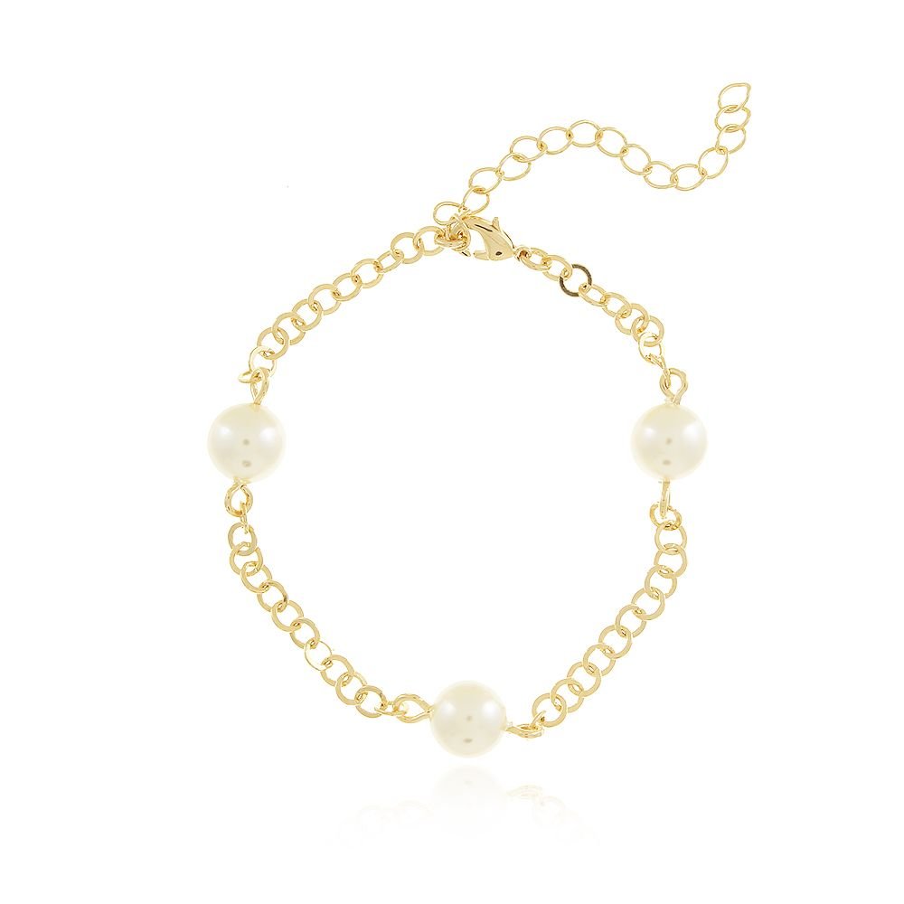 Pst-3354-Fo Pulseira De Pérolas