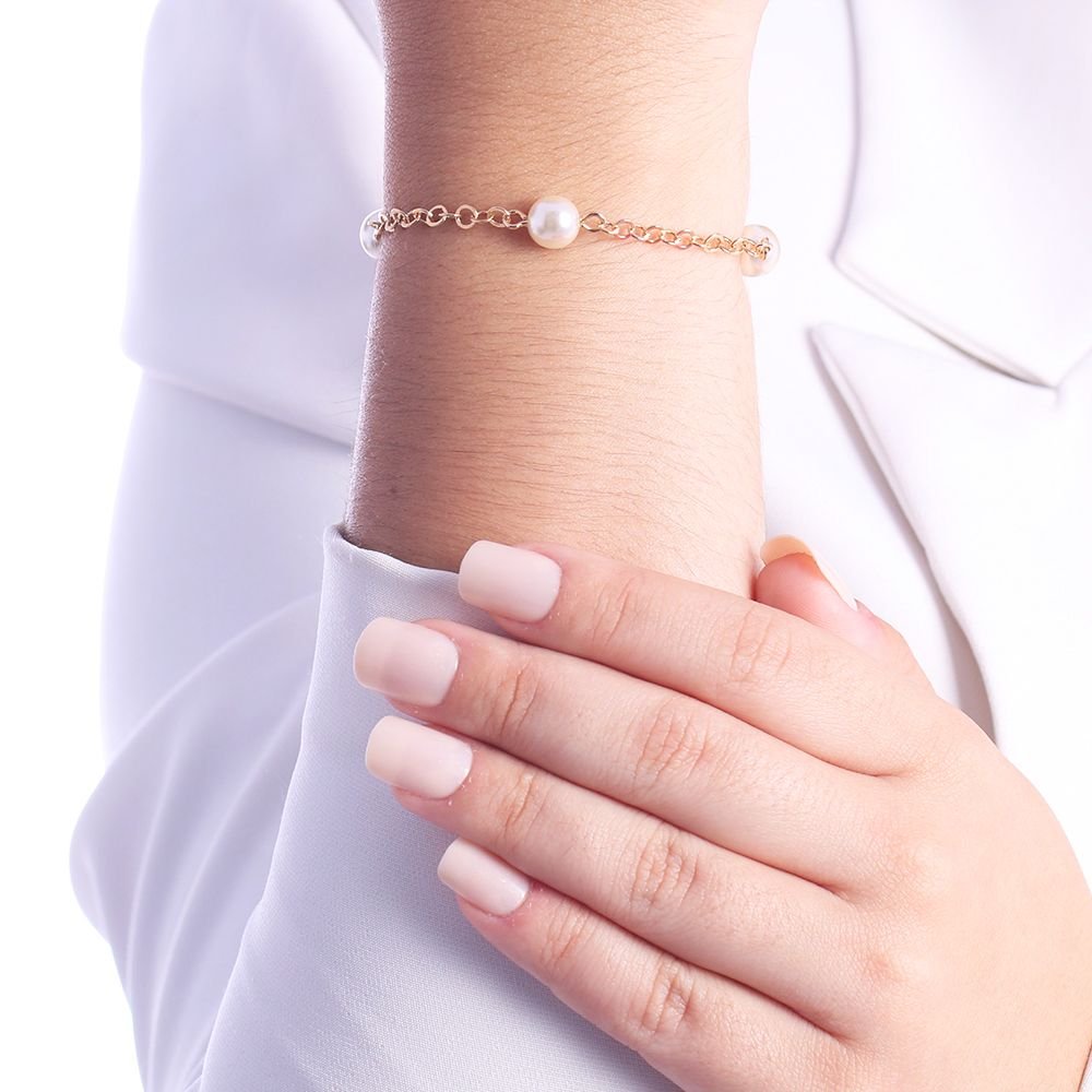 Pst-3354-Fo Pulseira De Pérolas