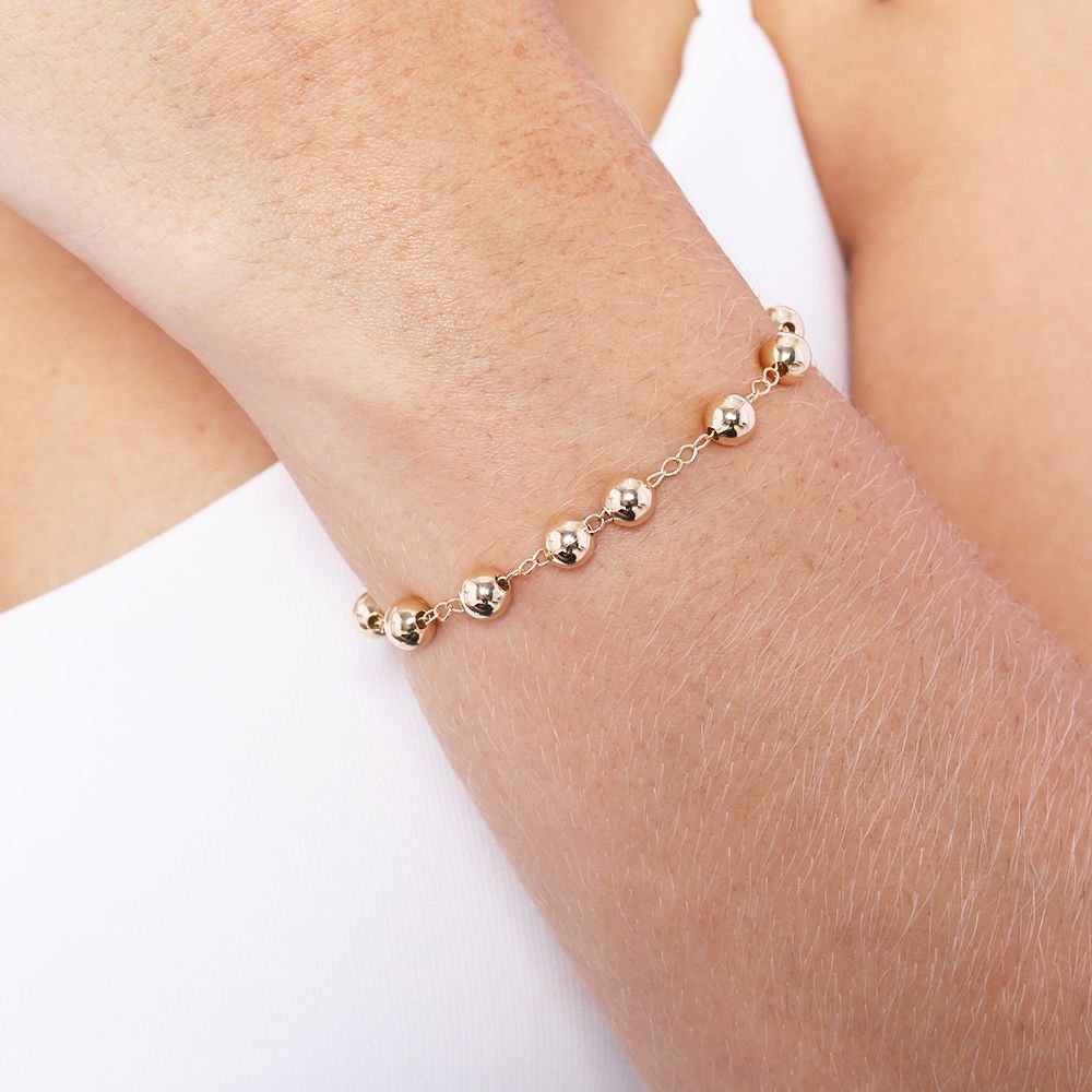 Pst-5016-Fo Pulseira De Bolinhas.