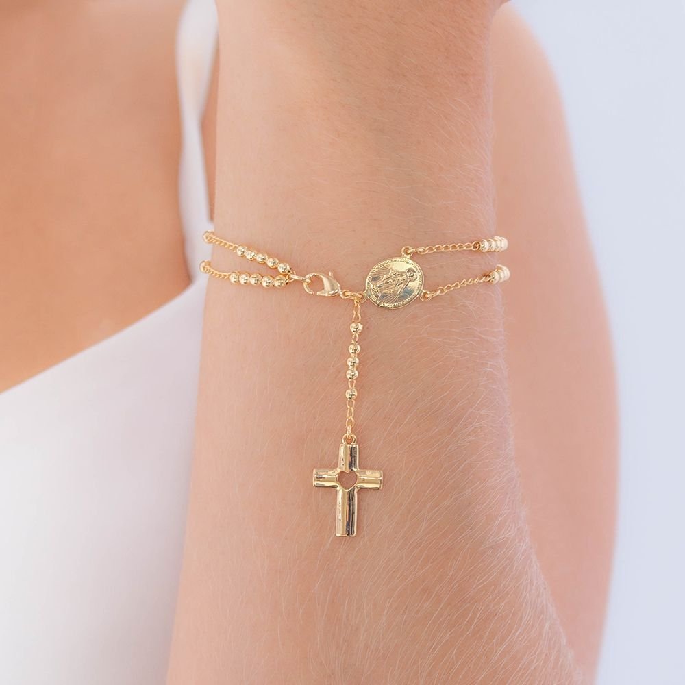 Pst-5026-Fo Pulseira De Terço Nossa Sra. Das Graças. Pst-5026-Fo Pulseira De Terço Nossa Sra. Das Graças.