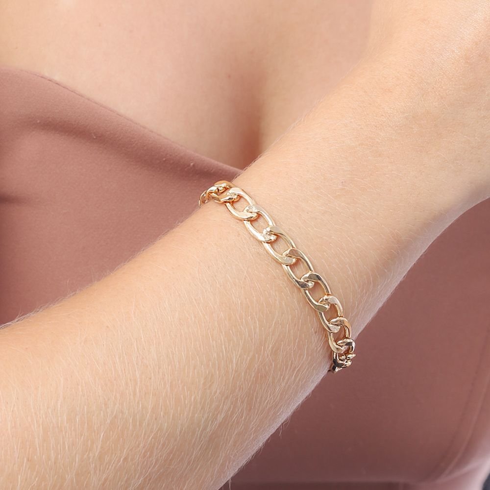 Pst-5038-Fo Pulseira De Elos Groumet. Pst-5038-Fo Pulseira De Elos Groumet.