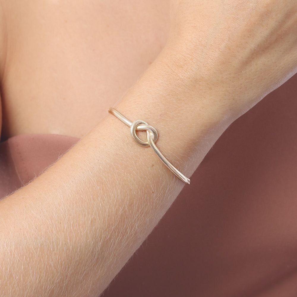 Pst-5054-Fo Pulseira De Malha Com Nó. Pst-5054-Fo Pulseira De Malha Com Nó.