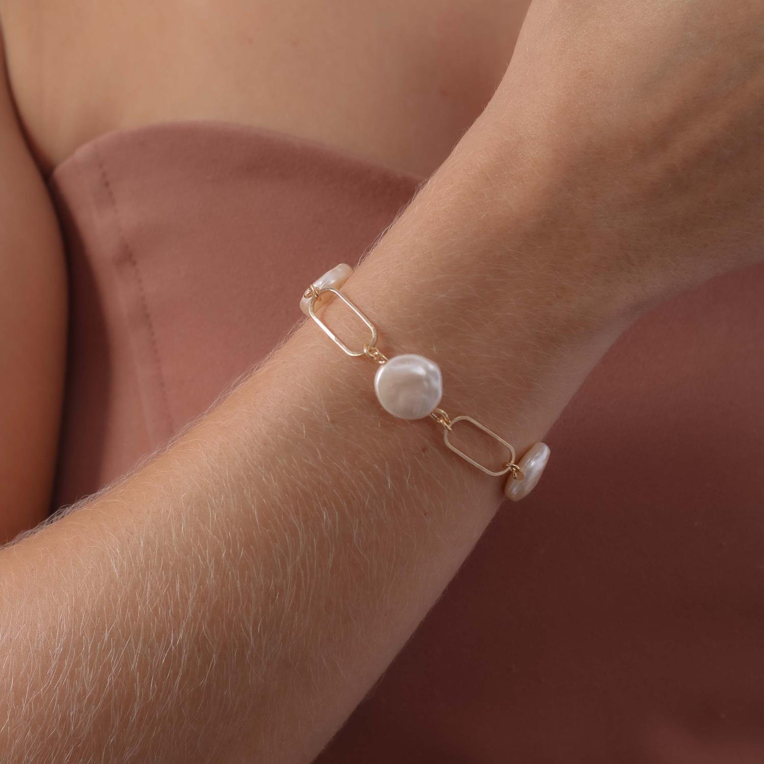 Pst-5064-Fo Pulseira De Pérolas.