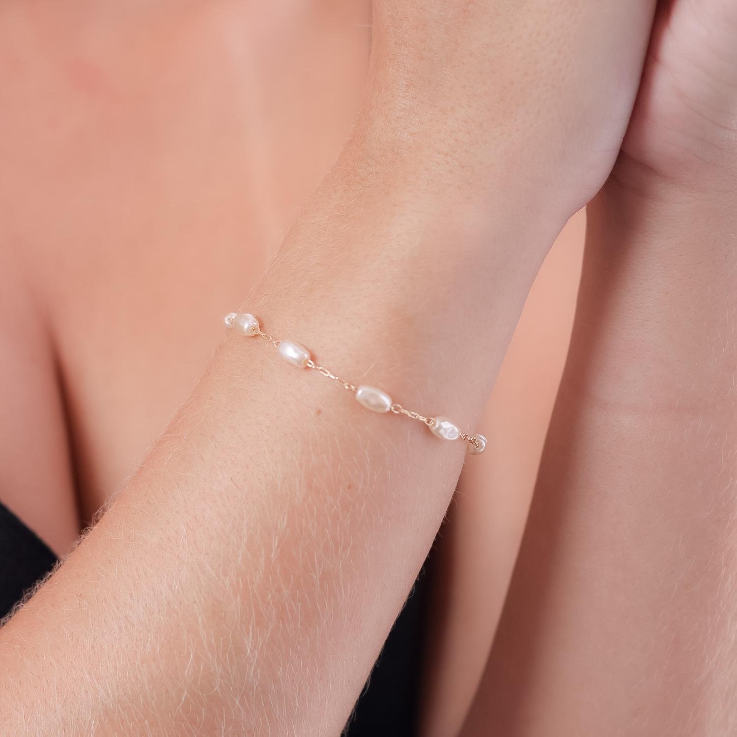 Clt-5066-Fo Pulseira De Pérolas.