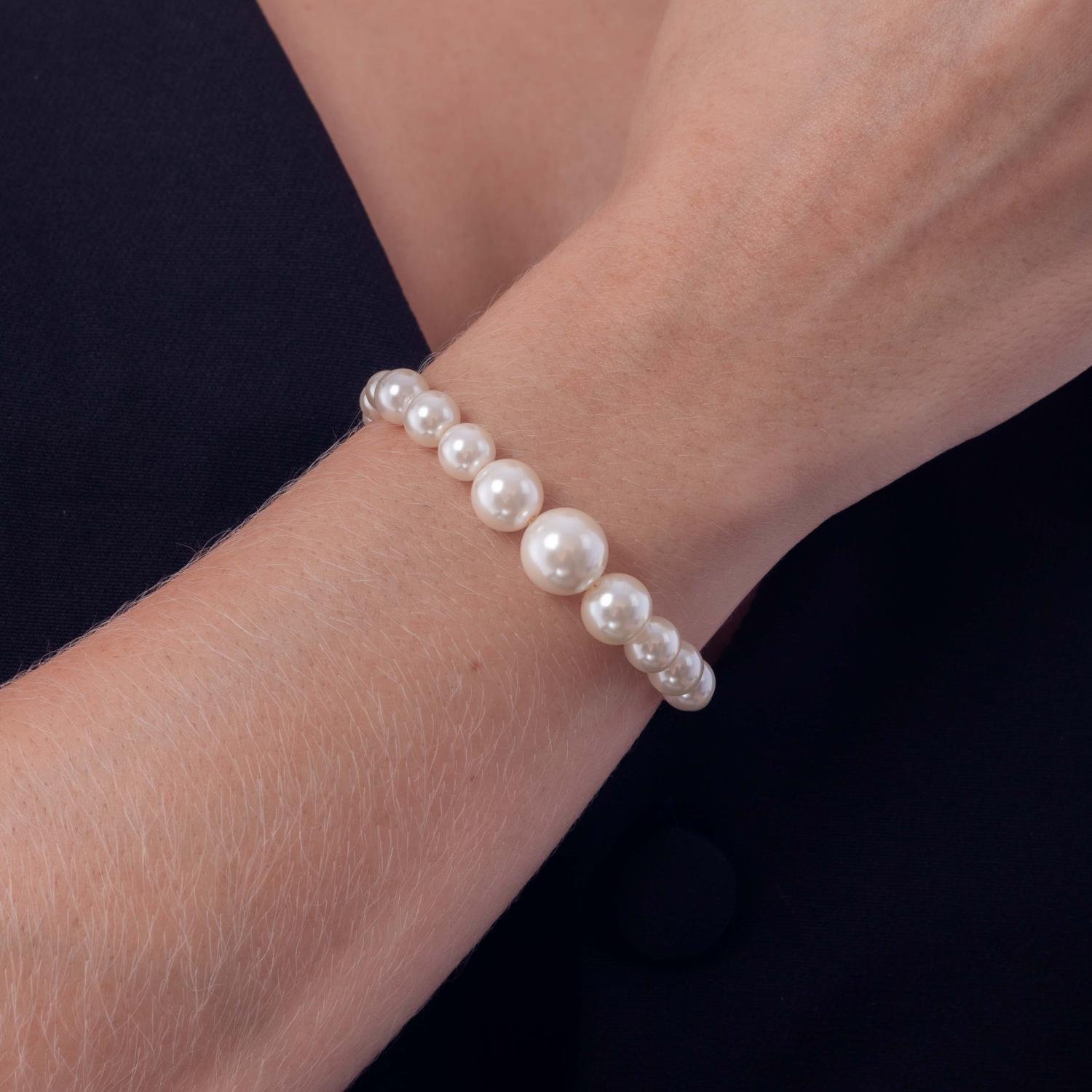 Pst-5080-Fo Pulseira De Pérolas.