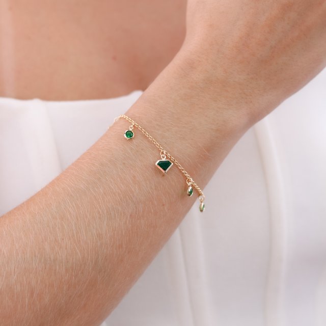 Pst-5082-Fo Pulseira Diamante Cravejada De Zircônias Cristal.