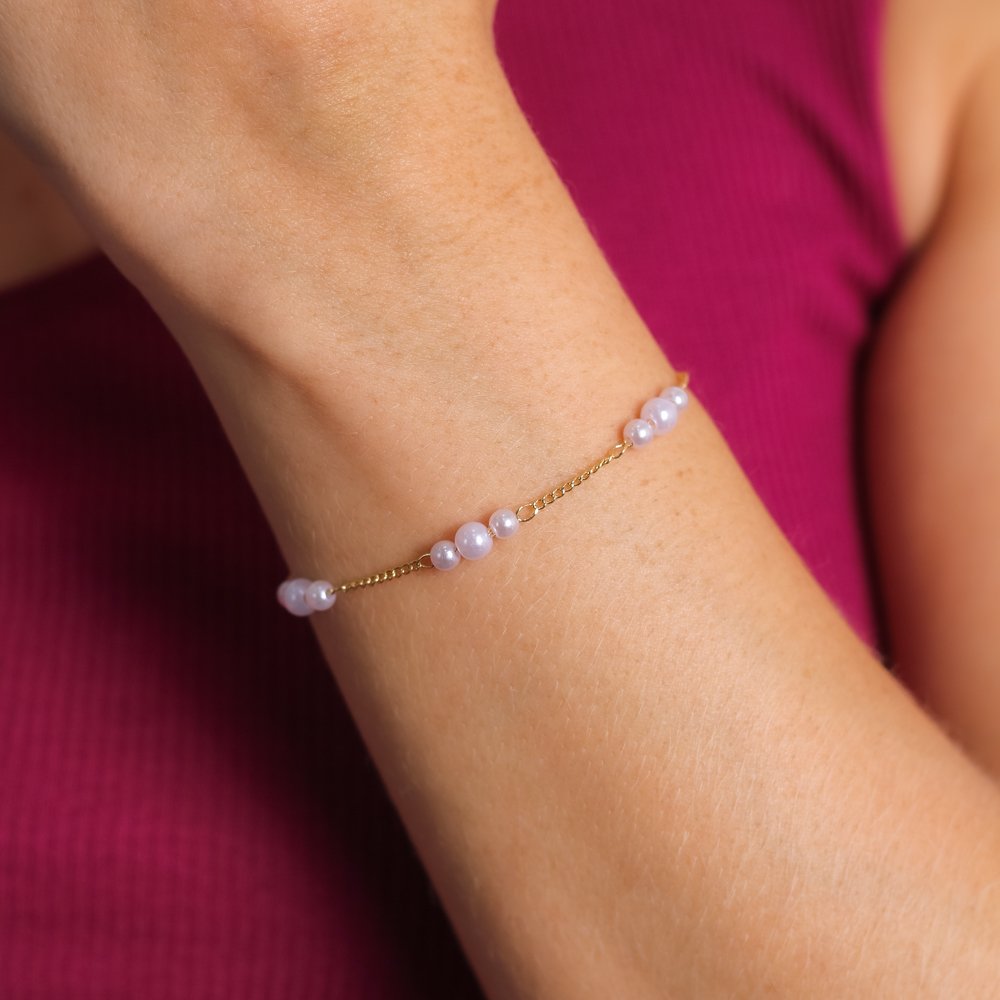 Pst-5119-Fo Pulseira De Pérolas.