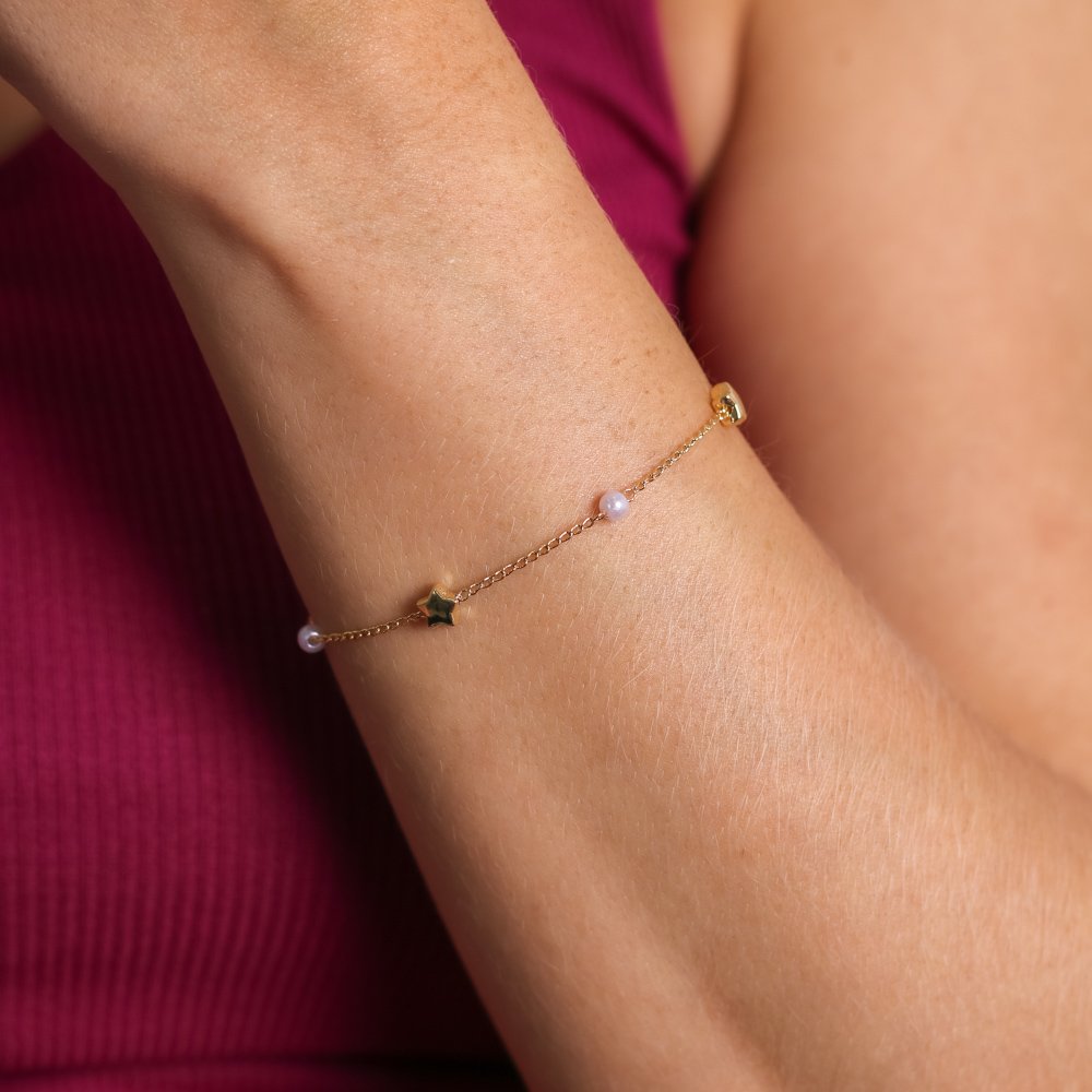 Pst-5126-Fo Pulseira De Estrelas.