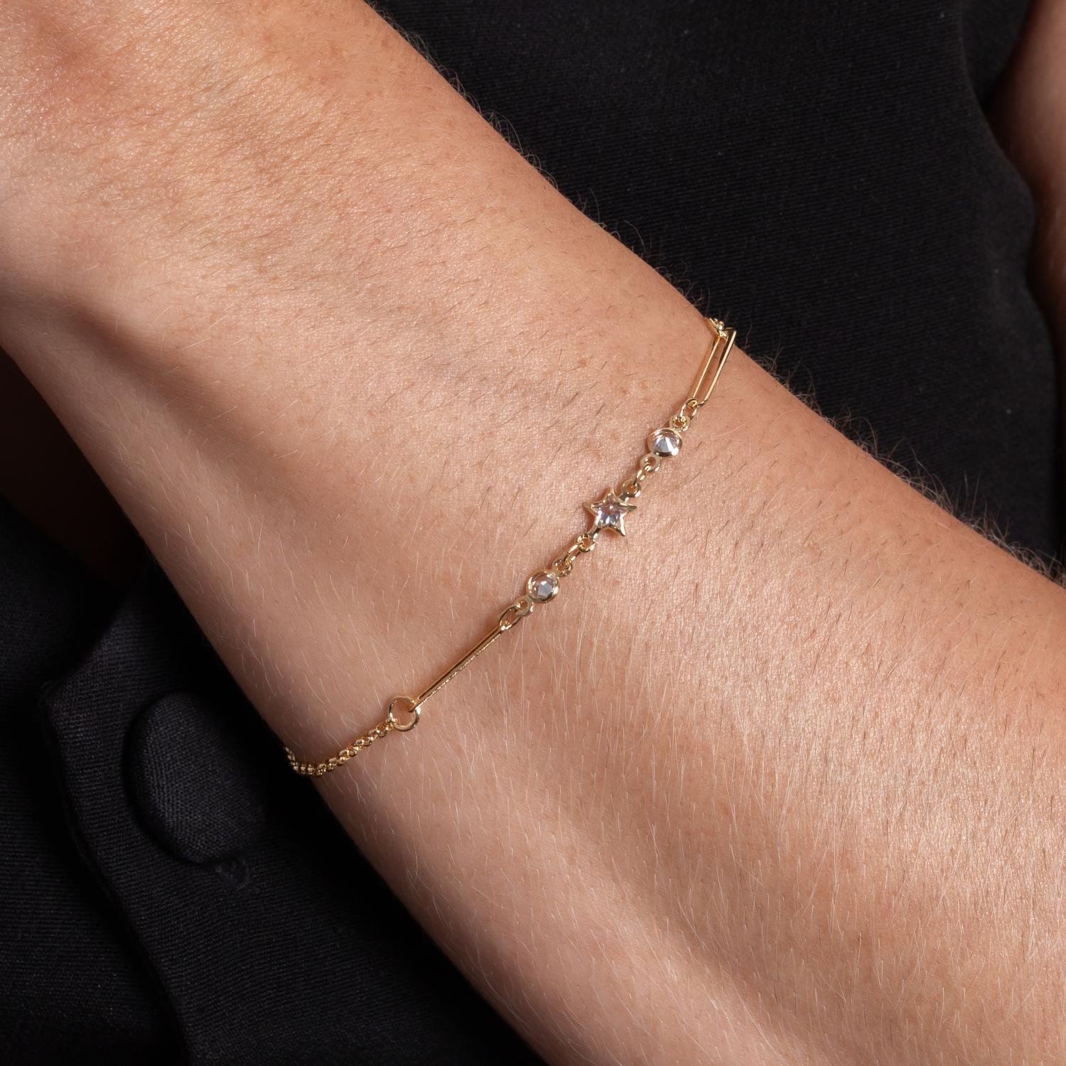 Pst-5260-Fo Pulseira De Estrela Cristal.