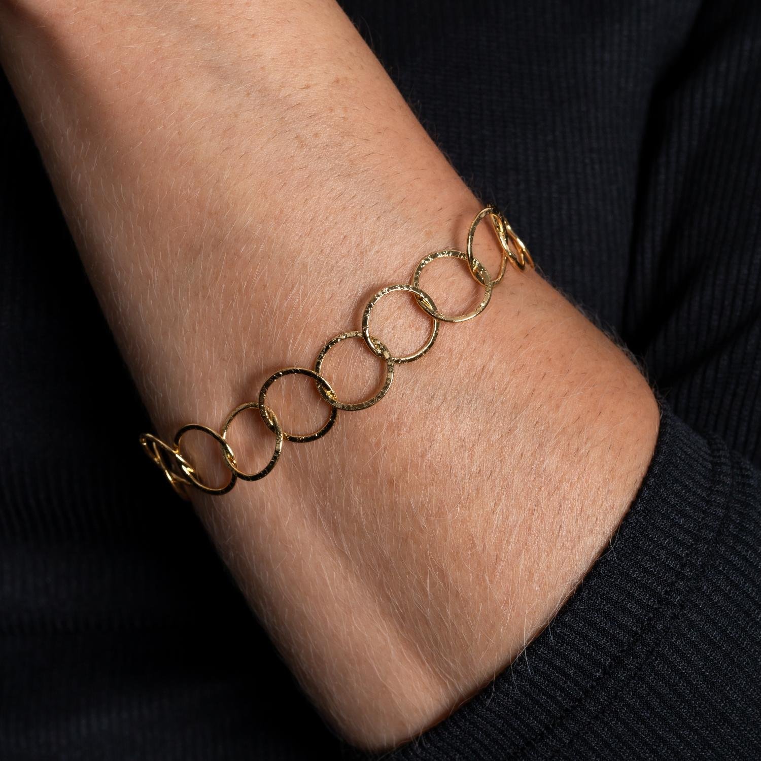 Pst-5266-Fo Pulseira De Argolas Vazadas.