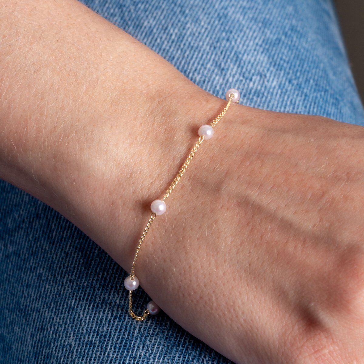 Pst-5321-Fo Pulseira De Pérolas.