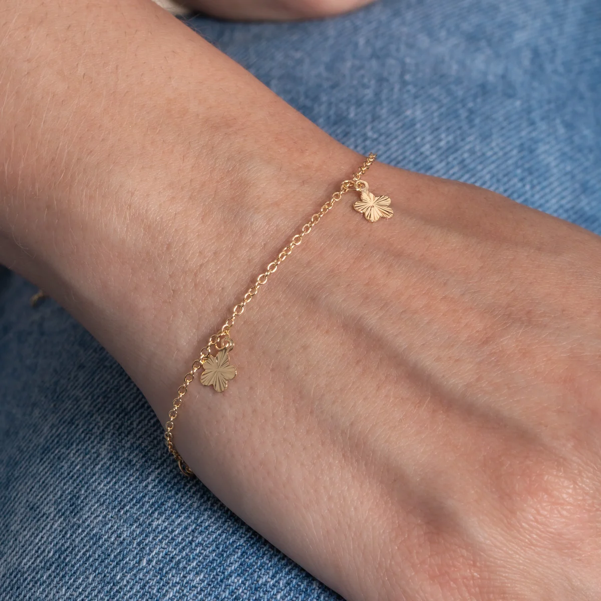 Pst-5336-Fo Pulseira De Florzinhas.