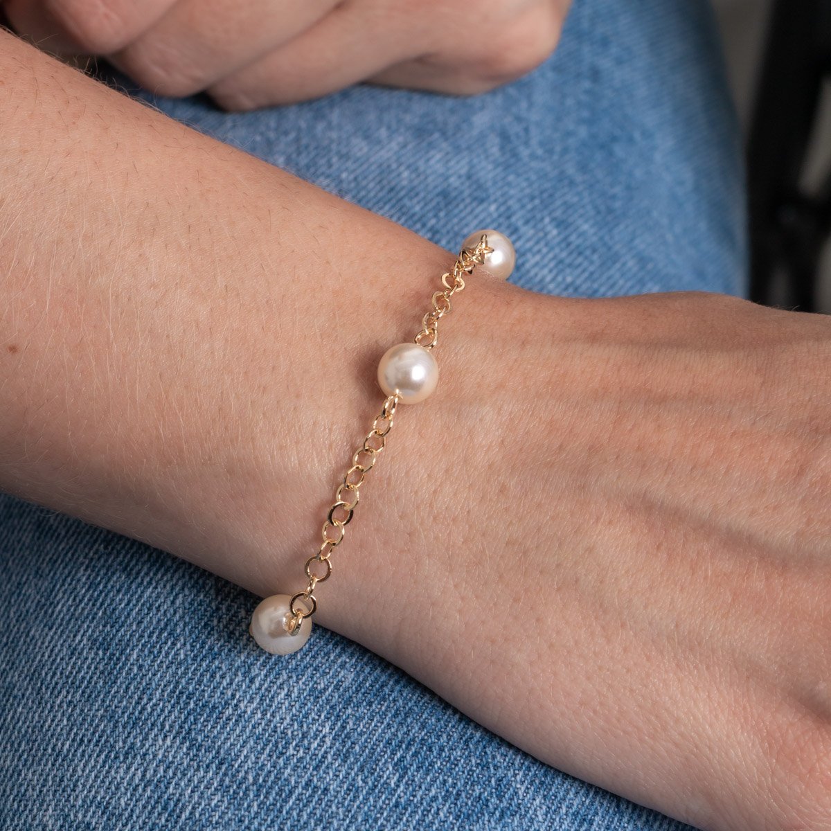 Pst-5338-Fo Pulseira De Pérolas.