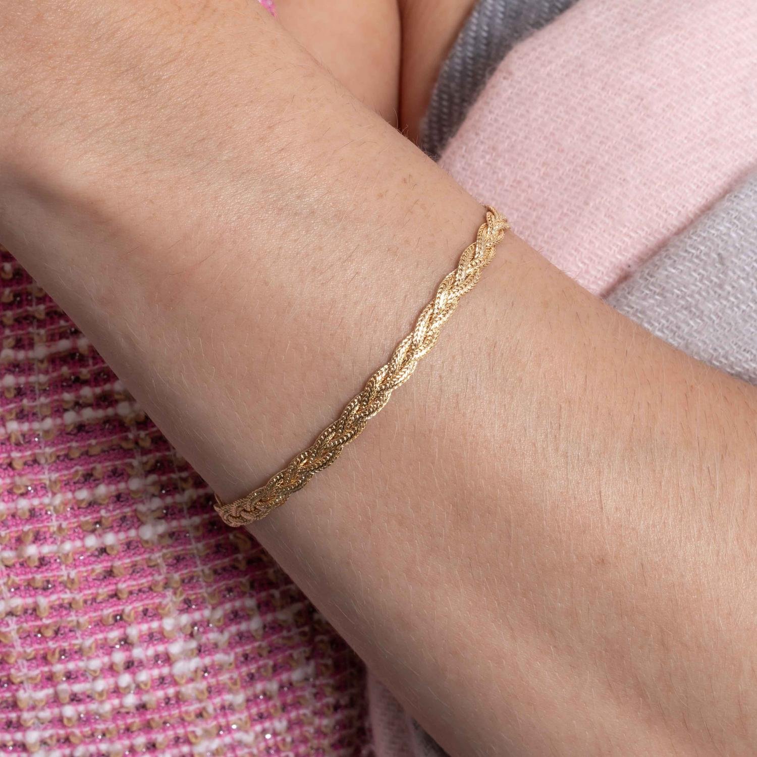 Pst-5381-Fo Pulseira Trançada.