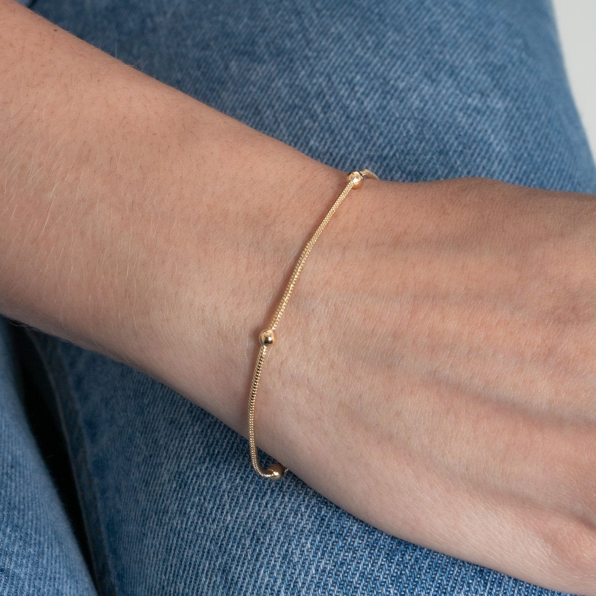Pst-5397-Fo Pulseira De Bolinhas Lisas.