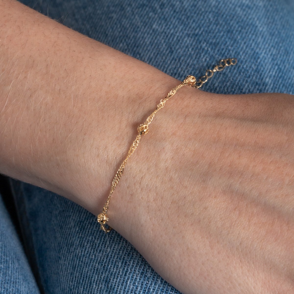 Pst-5398-Fo Pulseira Com Bolinhas.