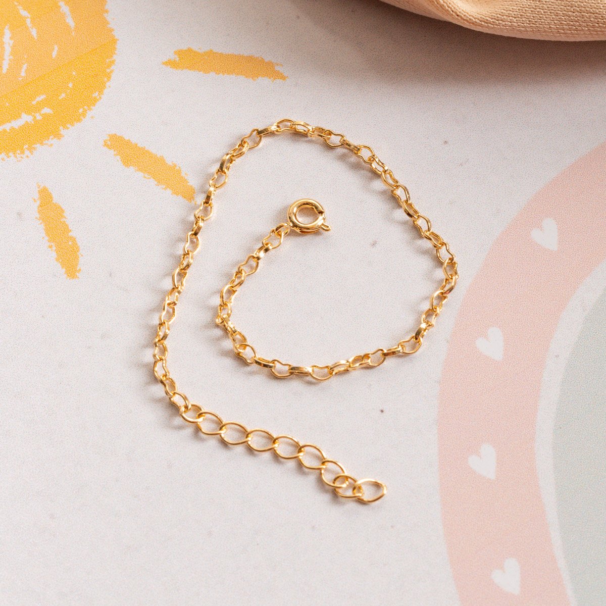 Psti-239-Fo Pulseira Infaltil Elinhos De Corações.