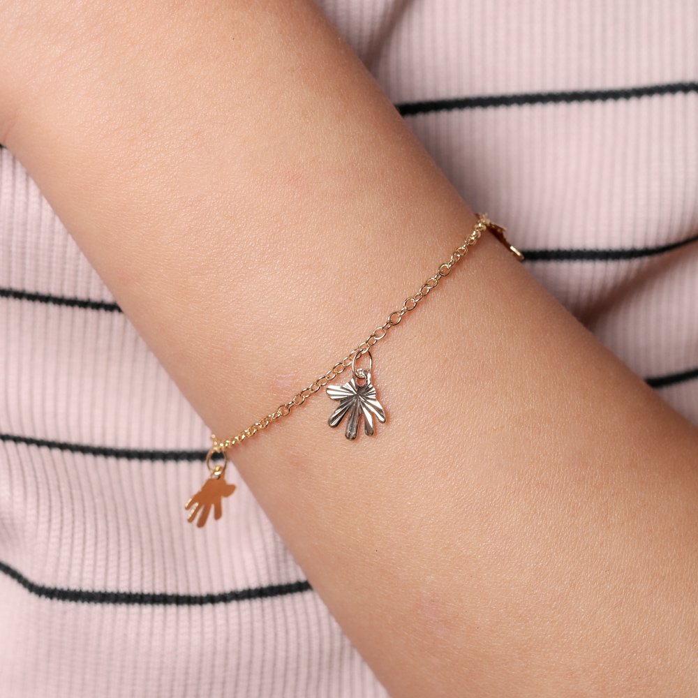  Psti-87-Fo - Pulseira Infantil Mãozinhas