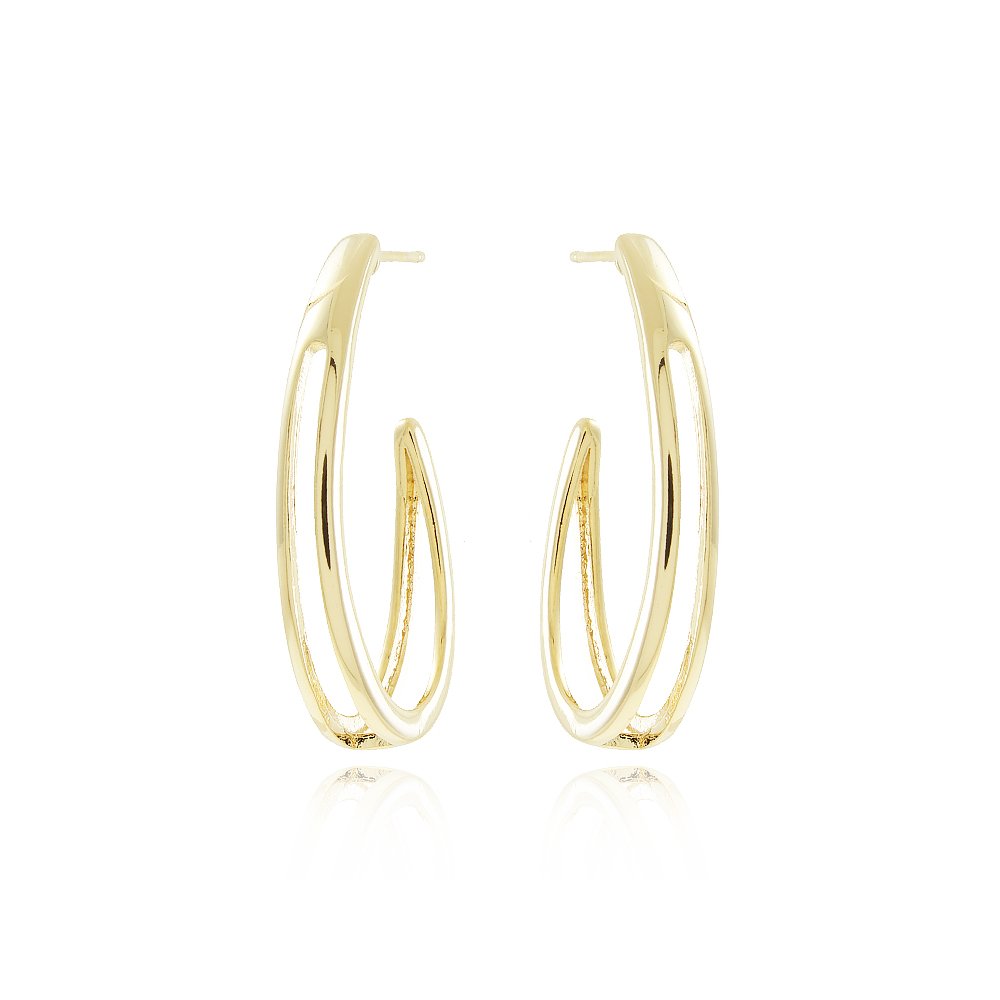 Tn01015-Do Brinco Meia Argola Vazada (34,5mm)