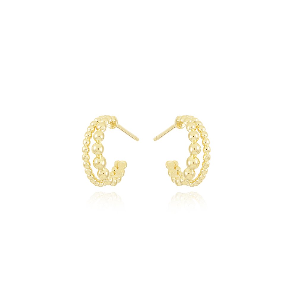 Tn02072-Do Brinco Meia Argolinha Detalhada (13mm)