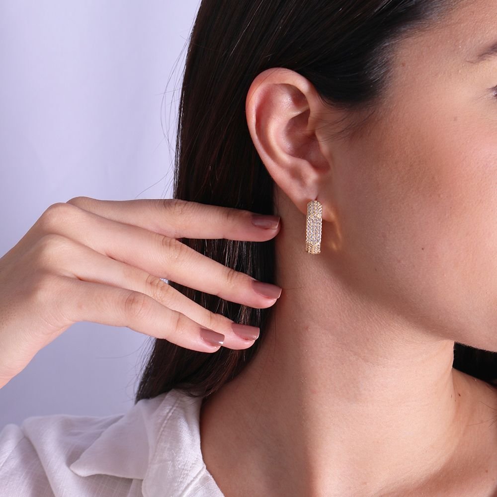 Tn02105-Do Brinco Argola Articulada Cravejado Cristal (23,5mm)