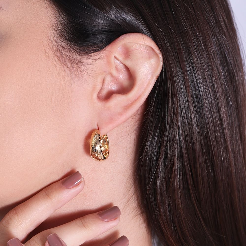 Tn02146-Do Brinco De Argola Articulada Detalhada (20mm)