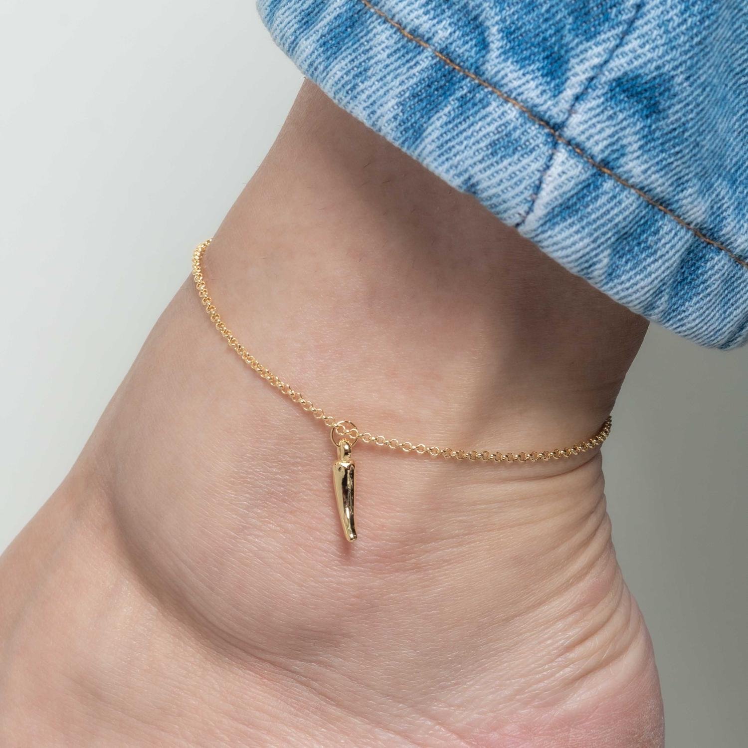 Tor-1170-Fo Tornozeleira Com Pingente De Pimenta.