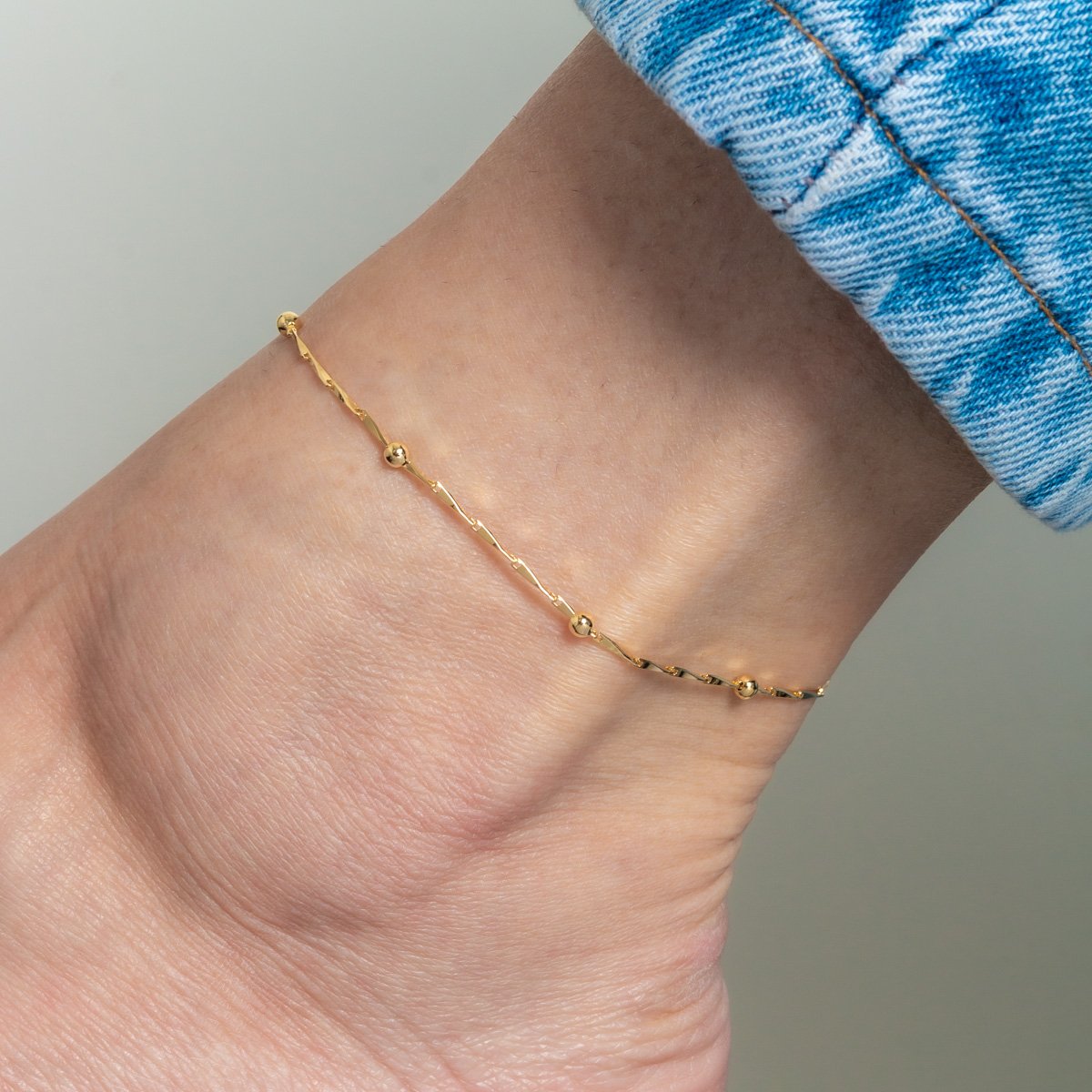 Tor-1189-Fo Tornozeleira Torcida Com Bolinhas.