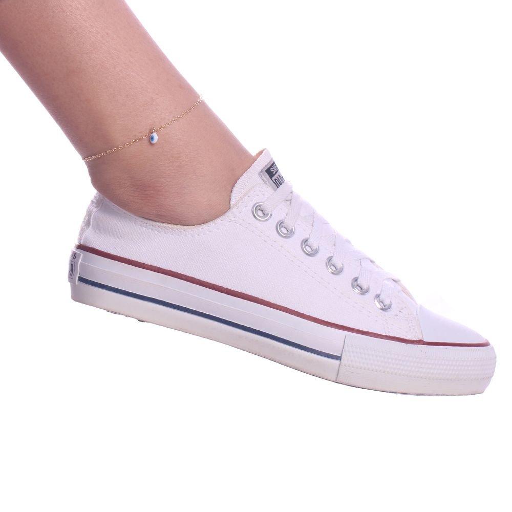 Tor-229-Fo Tornozeleira Com Pingente De Olho Grego