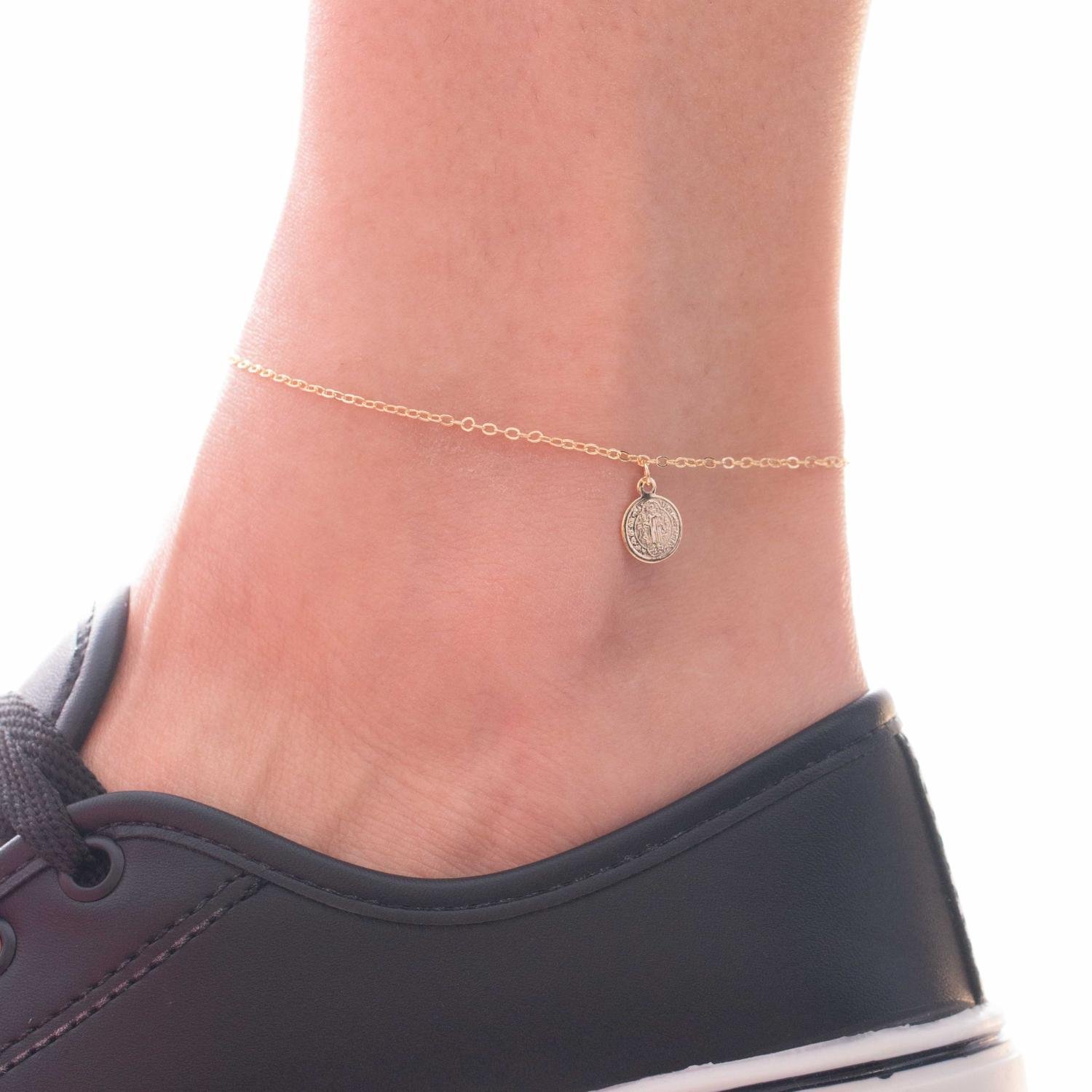 Tor-246-Fo Tornozeleira Com Medalha São Bento