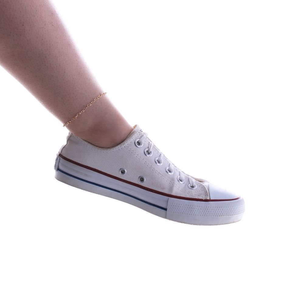 Tor-293-Fo Tornozeleira De Corações Em Elos