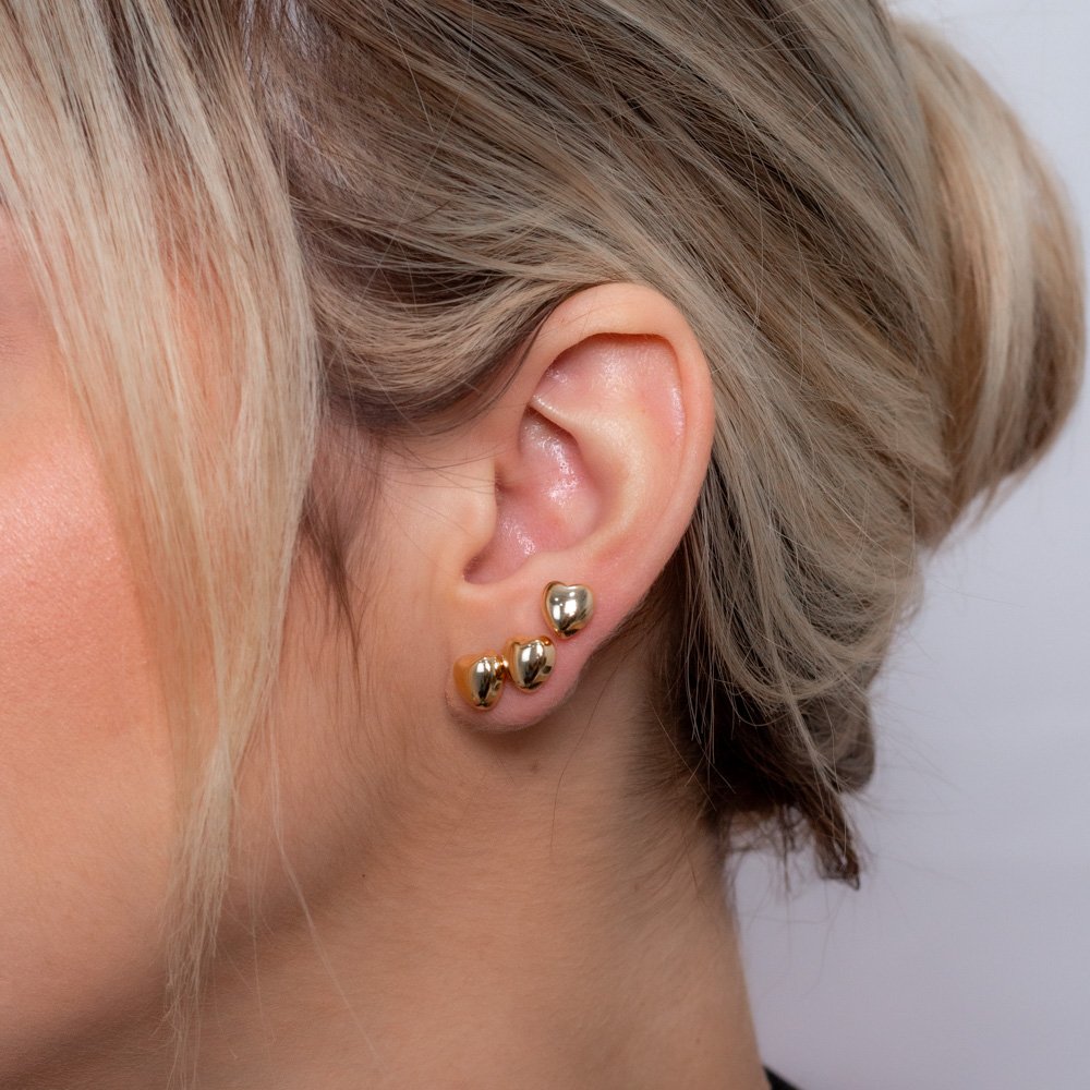 Trio-288-Do Brinco Trio Coração Liso (8mm)