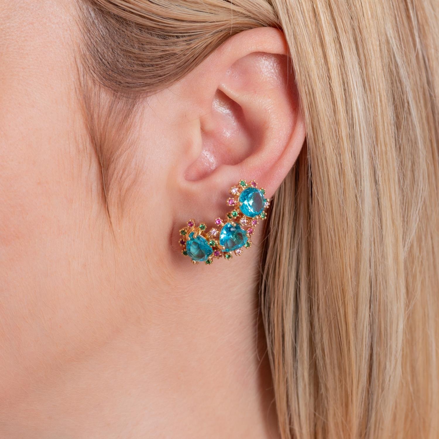 Trio-514-Do Trio De Brincos Cravejado